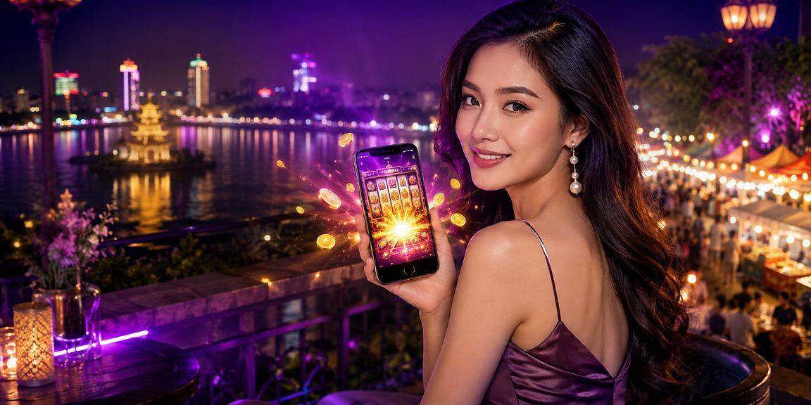 Trò chơi slot tại chợ đêm Hà Nội – không gian giải trí sôi động về đêm