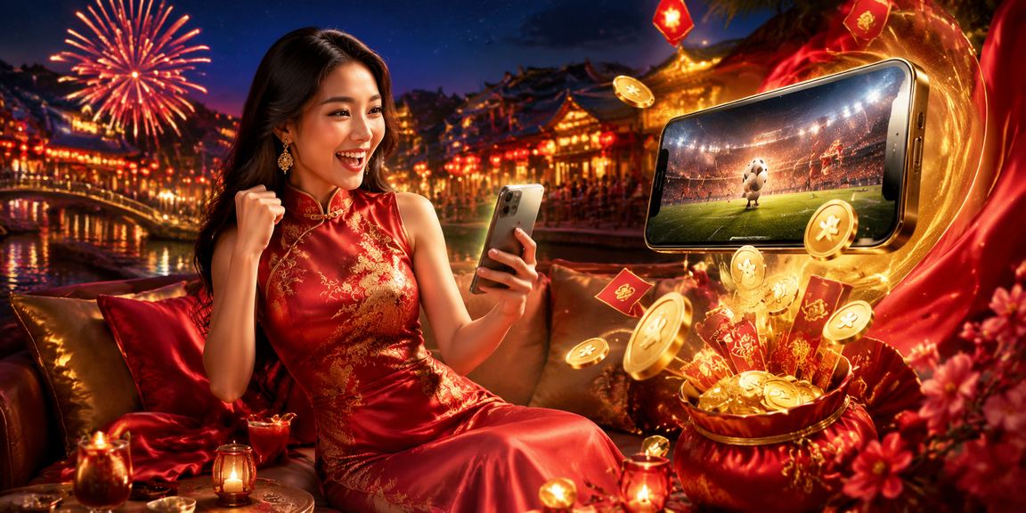 Phong bì đỏ may mắn và trang phục áo dài truyền thống tại Hội An gợi không khí nhận thưởng lễ hội